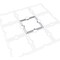 Ekena Millwork Extra Small Fleming Decorative Fretwork Wall Panels in Architectural PVC, 7 3/8"W x 7 3/8"H x 3/8"T WALP08X08FMG - alternate 5